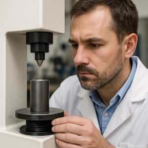 gemólogo de la Gia con diamante