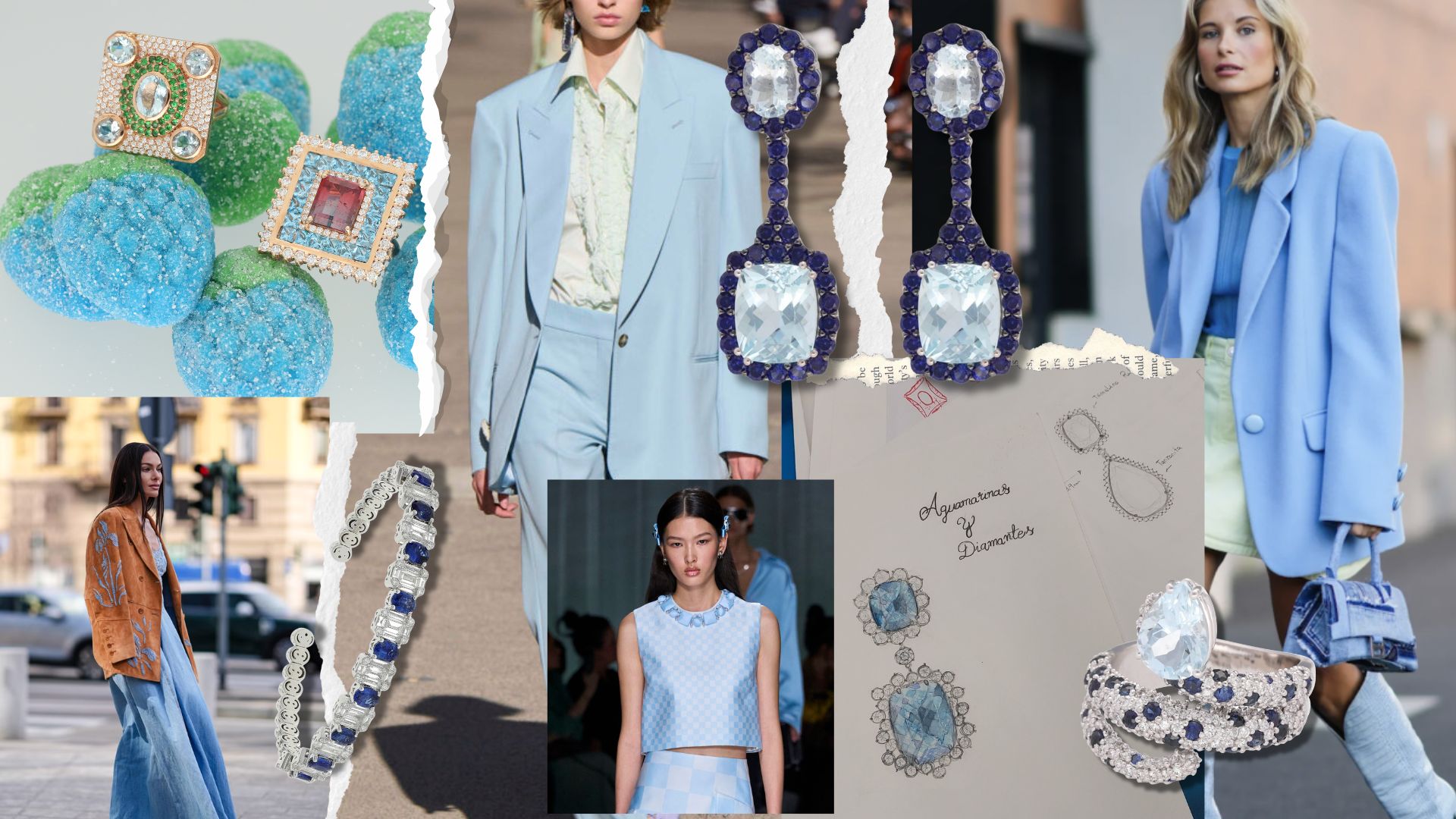 tendencia azul glaciar

