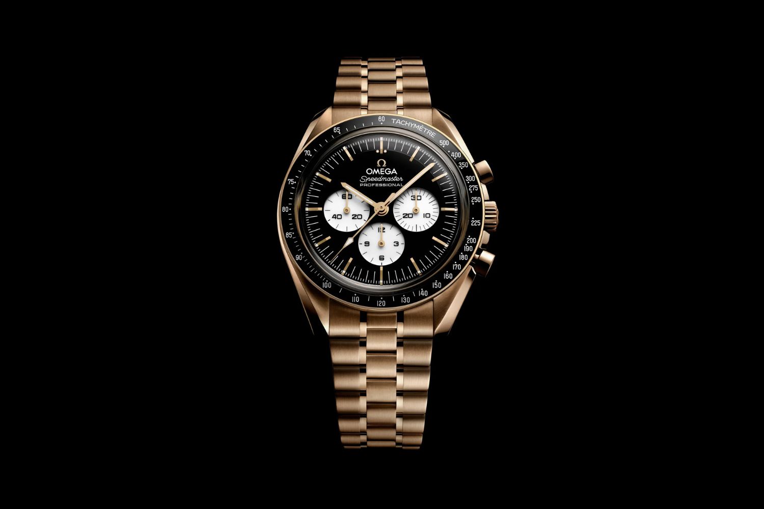 omega speedmaster moonwatch oro moonshine 