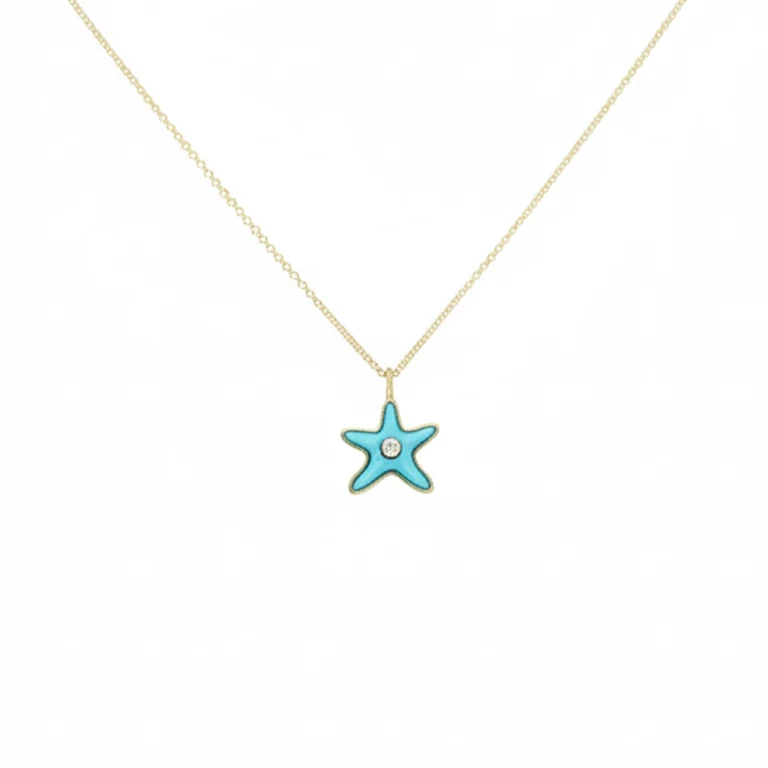 Turquoise Star Chain