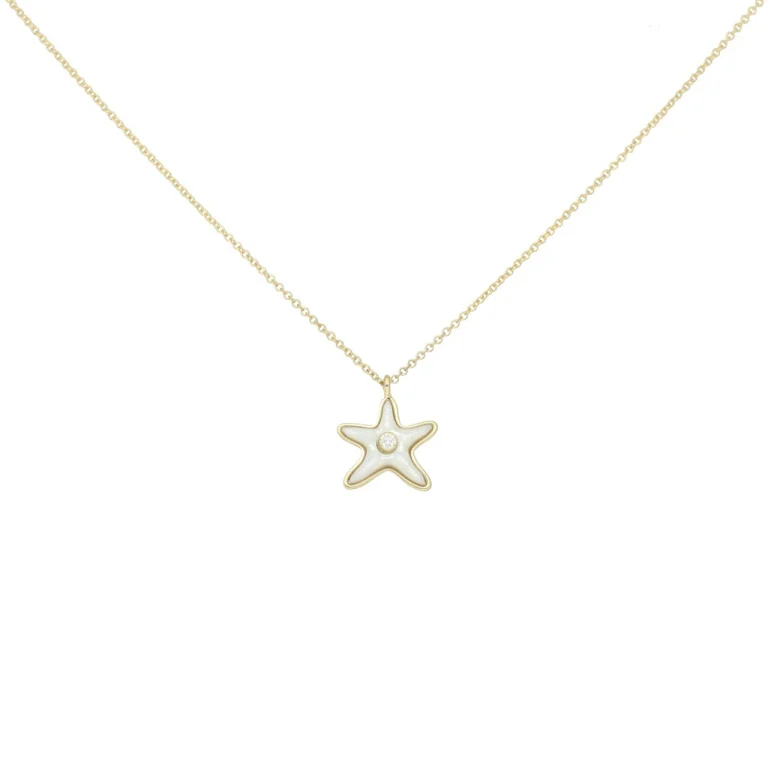 Mother of Pearl Star Chain