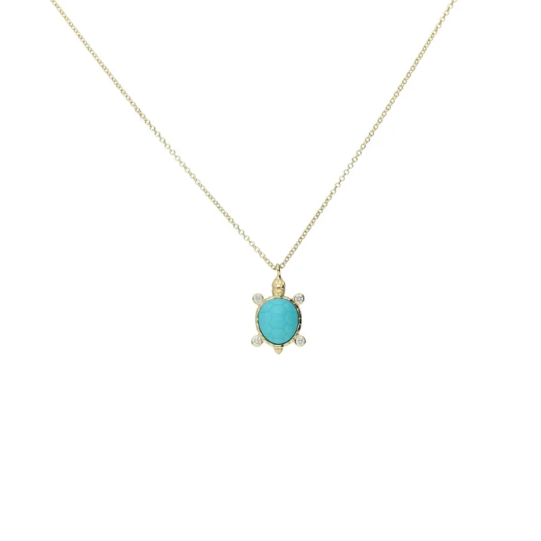 Turquoise Turtle Chain