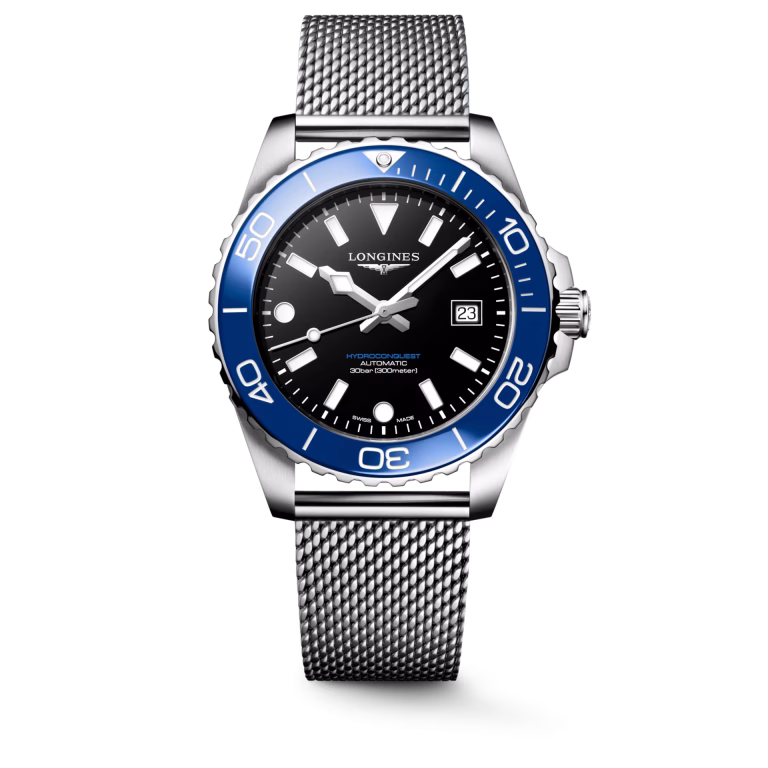 Longines Hydroconquest negro y azul 42mm