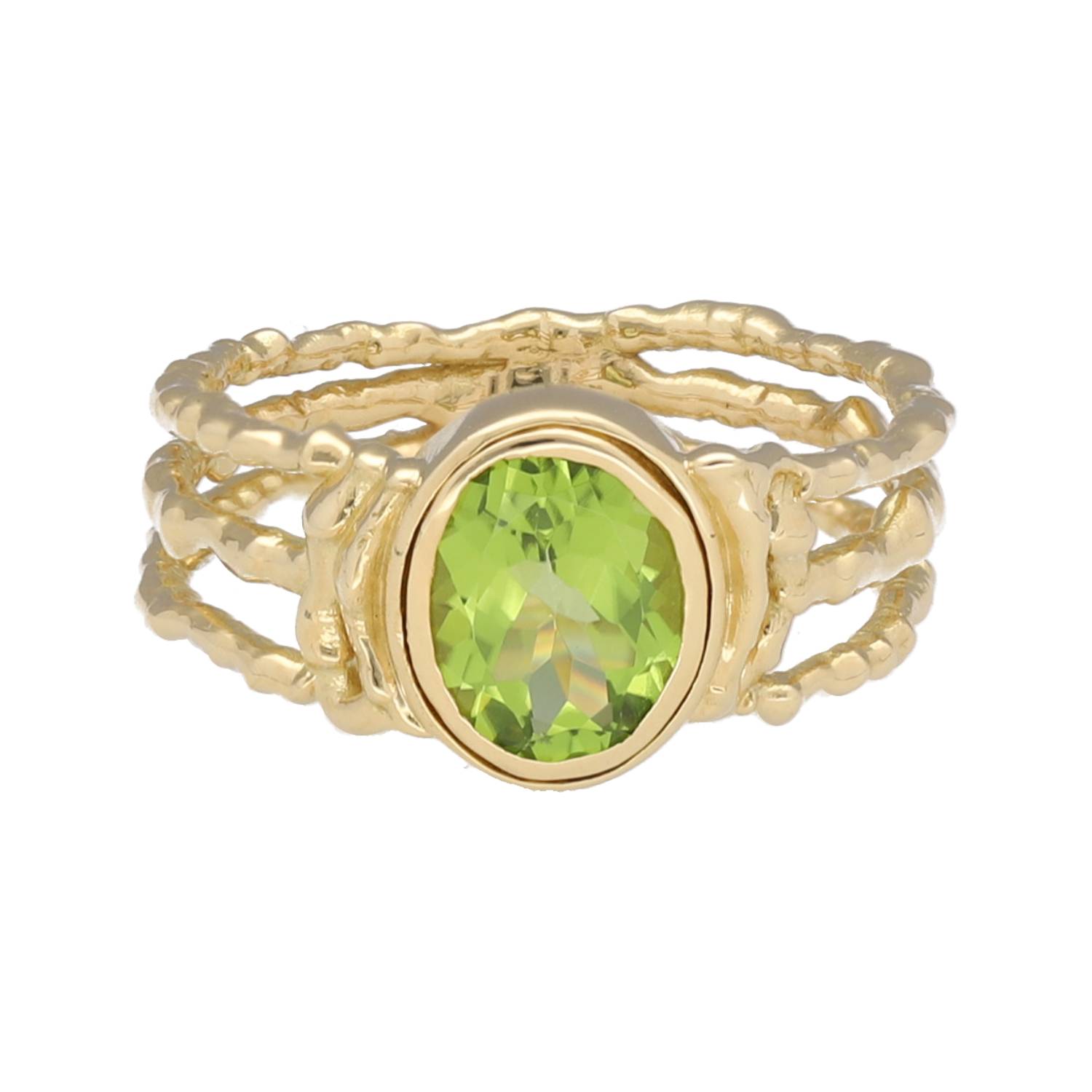anillo con peridoto de la colección Fenecia