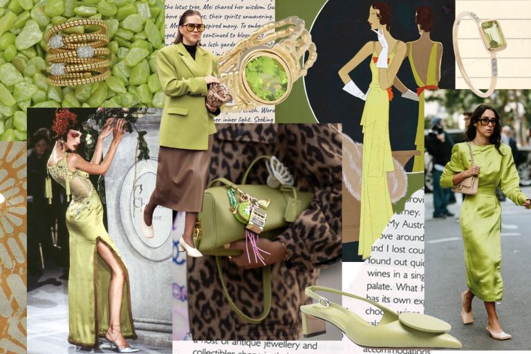 collage verde chartreuse