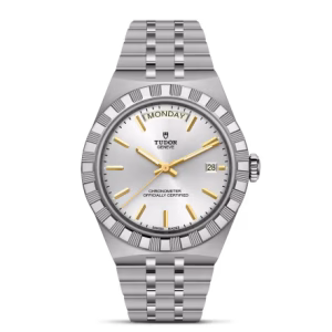 Tudor Royal 40 esfera plateada