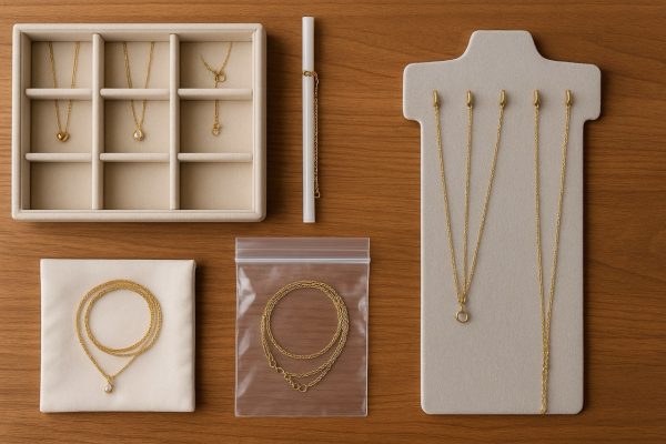 how to organise the necklaces so that they don't get tangled?