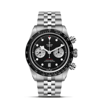 Tudor Black Bay Chrono with Black Dial and 5-Link Bracelet
