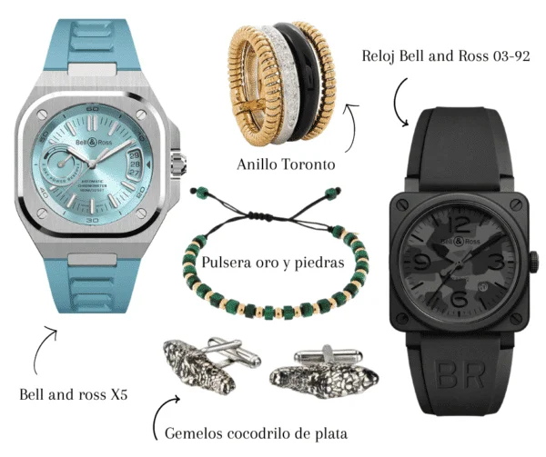 Watches, ring and cufflinks to give for Christmas