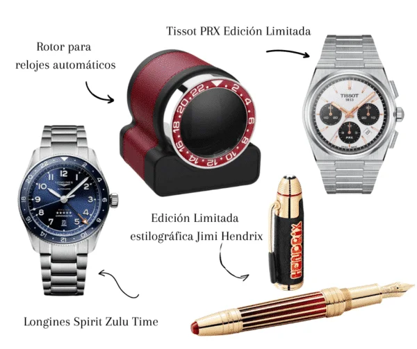 Rotor, watches and pen to give him for Christmas