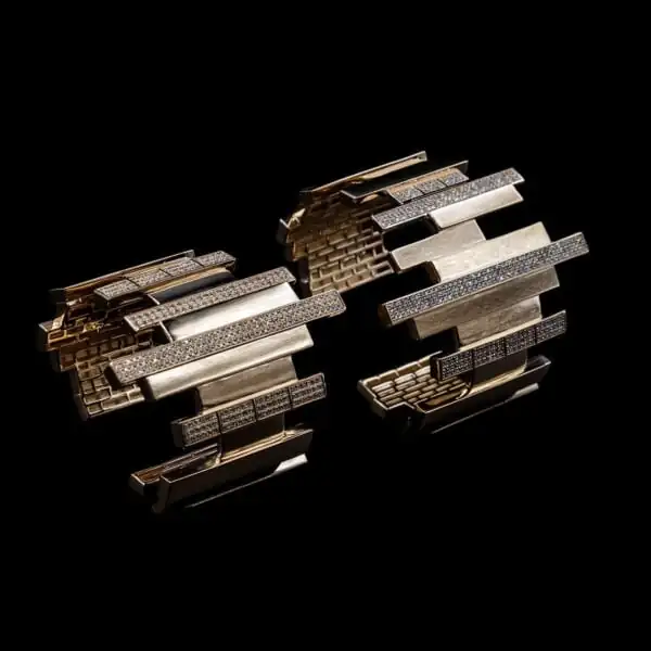 Kollektion Armbänder Skyline, gefertigt aus Roségold und Diamanten