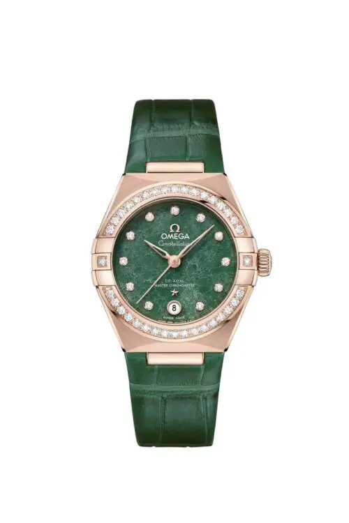 Omega Constellation Green dial 29mm