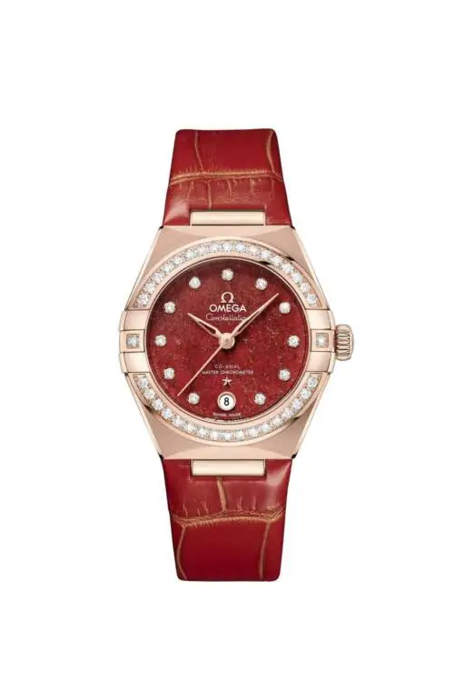 Omega Constellation Red sphere 29mm