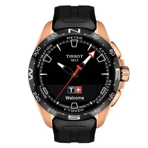 Tissot T-Touch Connect Solar PVD pink black rubber