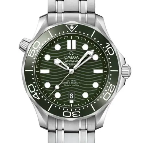 Omega Seamaster Diver, grünes Zifferblatt, 42 mm