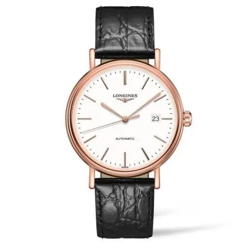 Reloj Longines Les Grandes Classique en PVD rosa y Piel 40mm