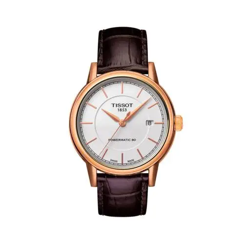 Clock Tissot Carson Powermatic 80 in Steel and rose gold 40mm