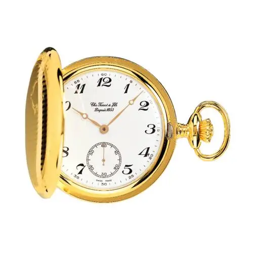 Clock Tissot Savonnette Mechanical in golden brass