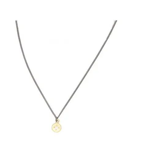 Diamond Nebula gold pendant