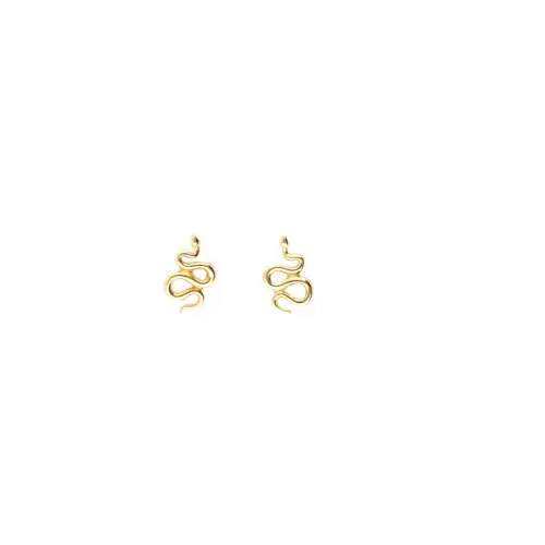 Serpentine Gold Ptes D31 Elegant and sophisticated gold earrings.