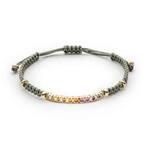 Jaibor Rose Gold Bracelet with colored Sapphires