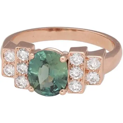 112 023642 green sapphire ring 1